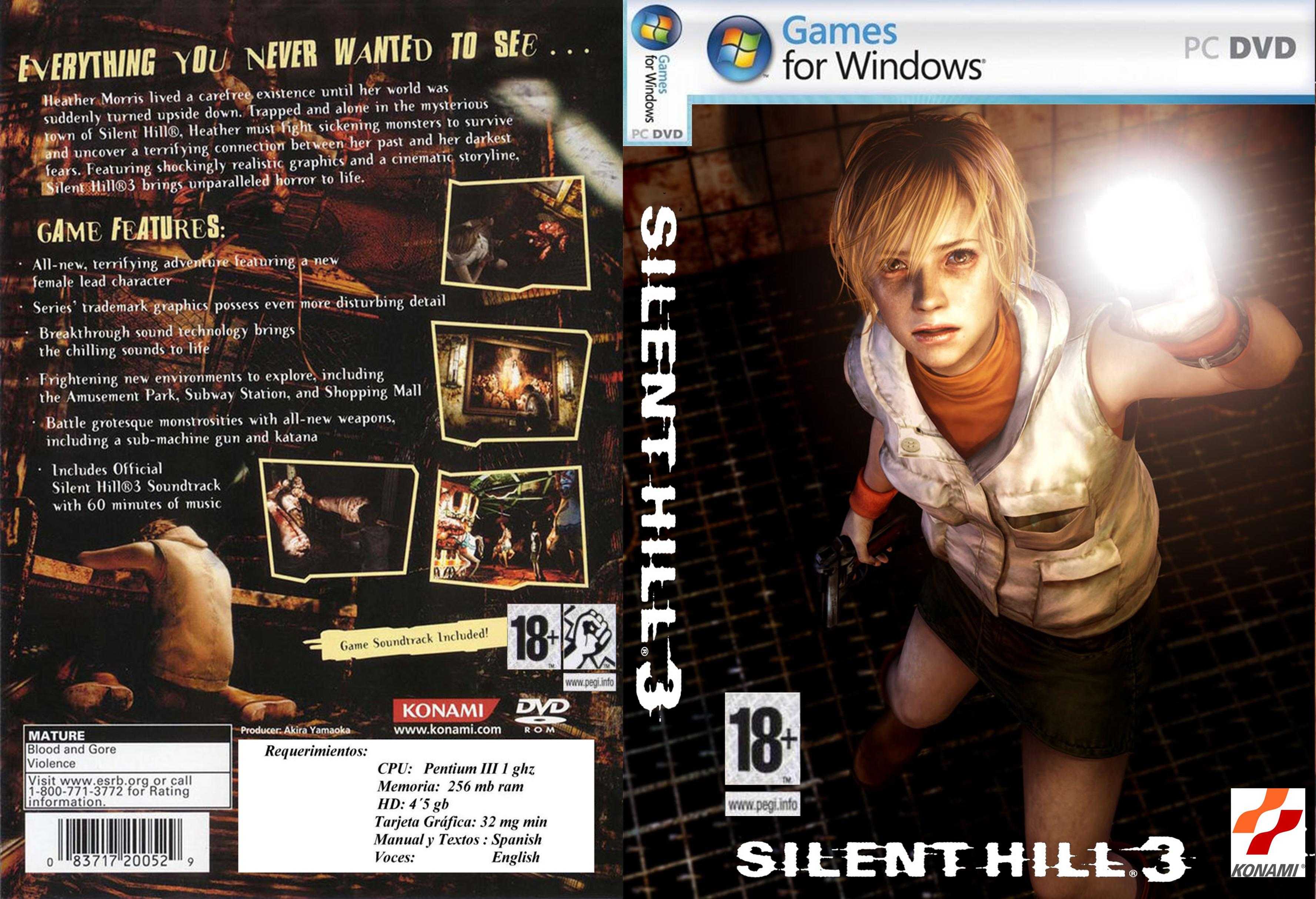 Сайлент хилл перевод. Обложка диска Silent Hill 3 ps2.